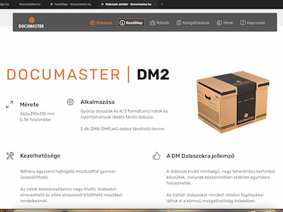 Weboldal funkció bemutatása