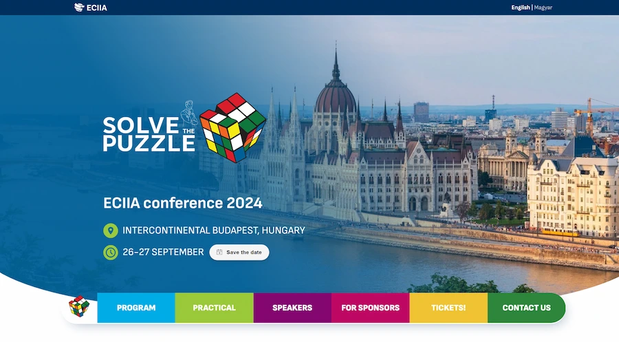 ECIIA Konferencia 2024 – weboldal előnézeti kép
