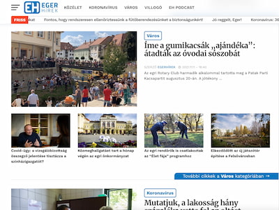 Weboldal funkció bemutatása