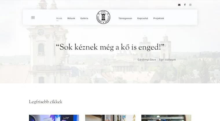 ESE – weboldal előnézeti kép