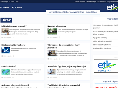 Weboldal funkció bemutatása