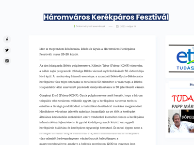 Weboldal funkció bemutatása