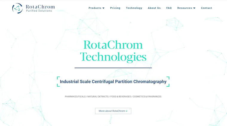 RotaChrom Technologies – weboldal előnézeti kép